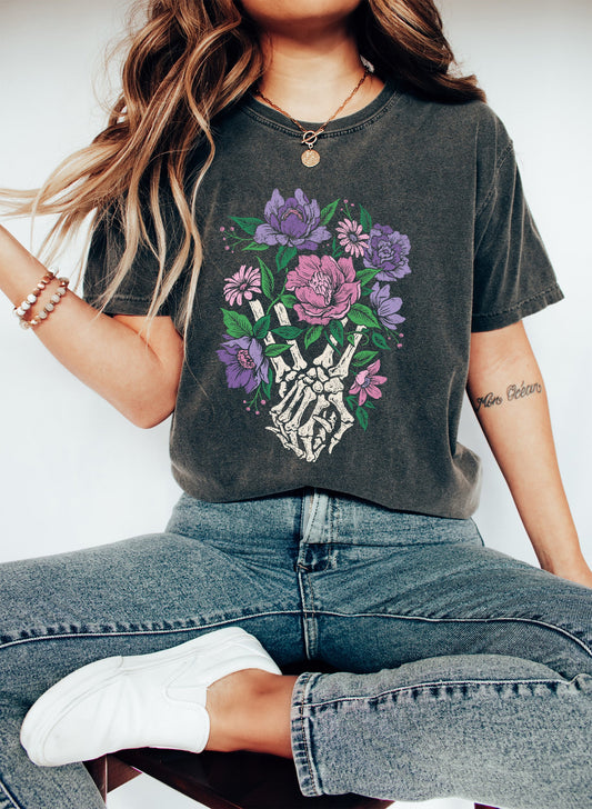 Wildflower Lover Vintage Comfort Colors Tshirt