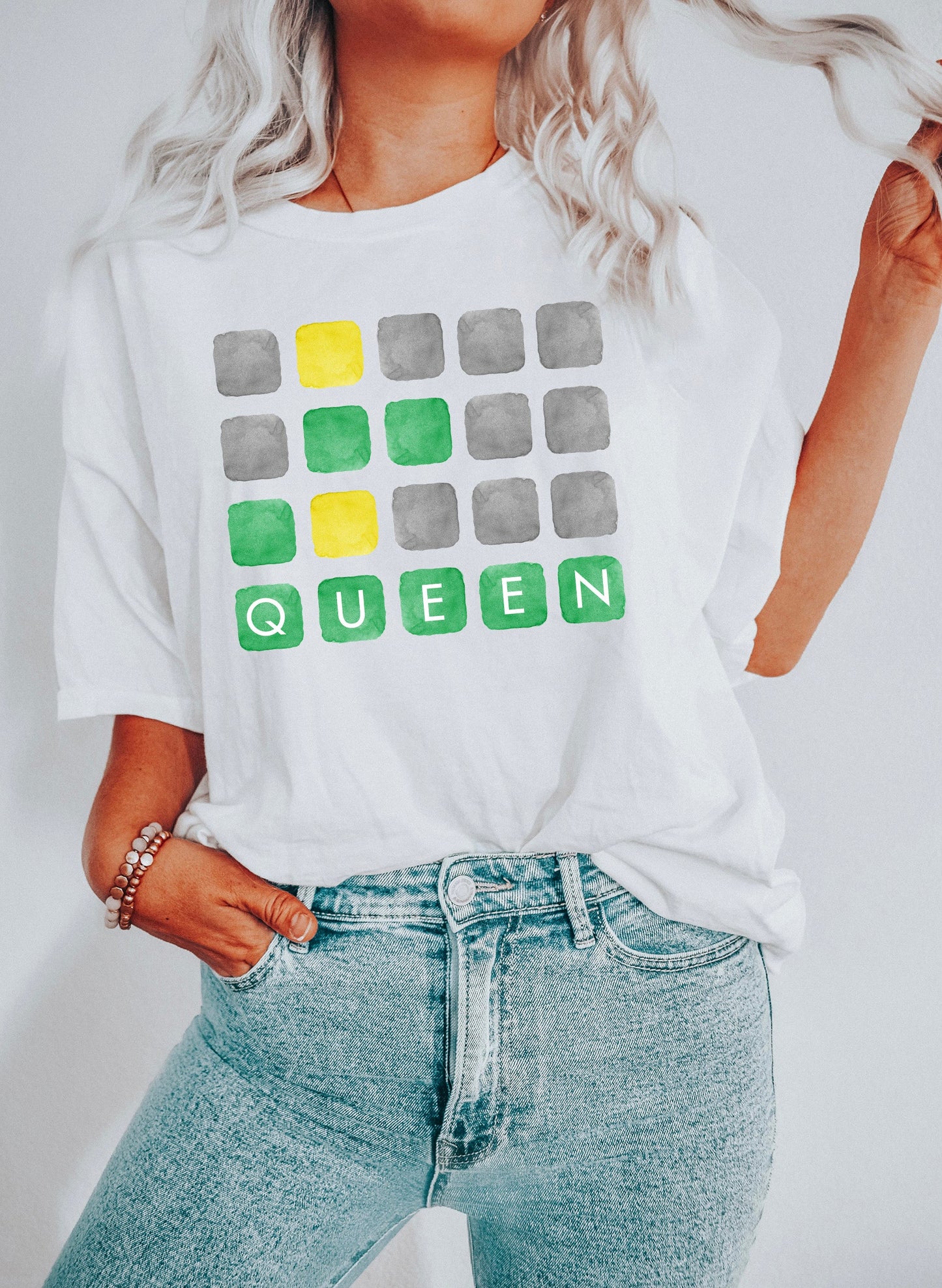 Queen Word Game Comfort Colors Tshirt